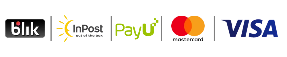 BLIK, PayU, Mastercard, Visa, InPost
